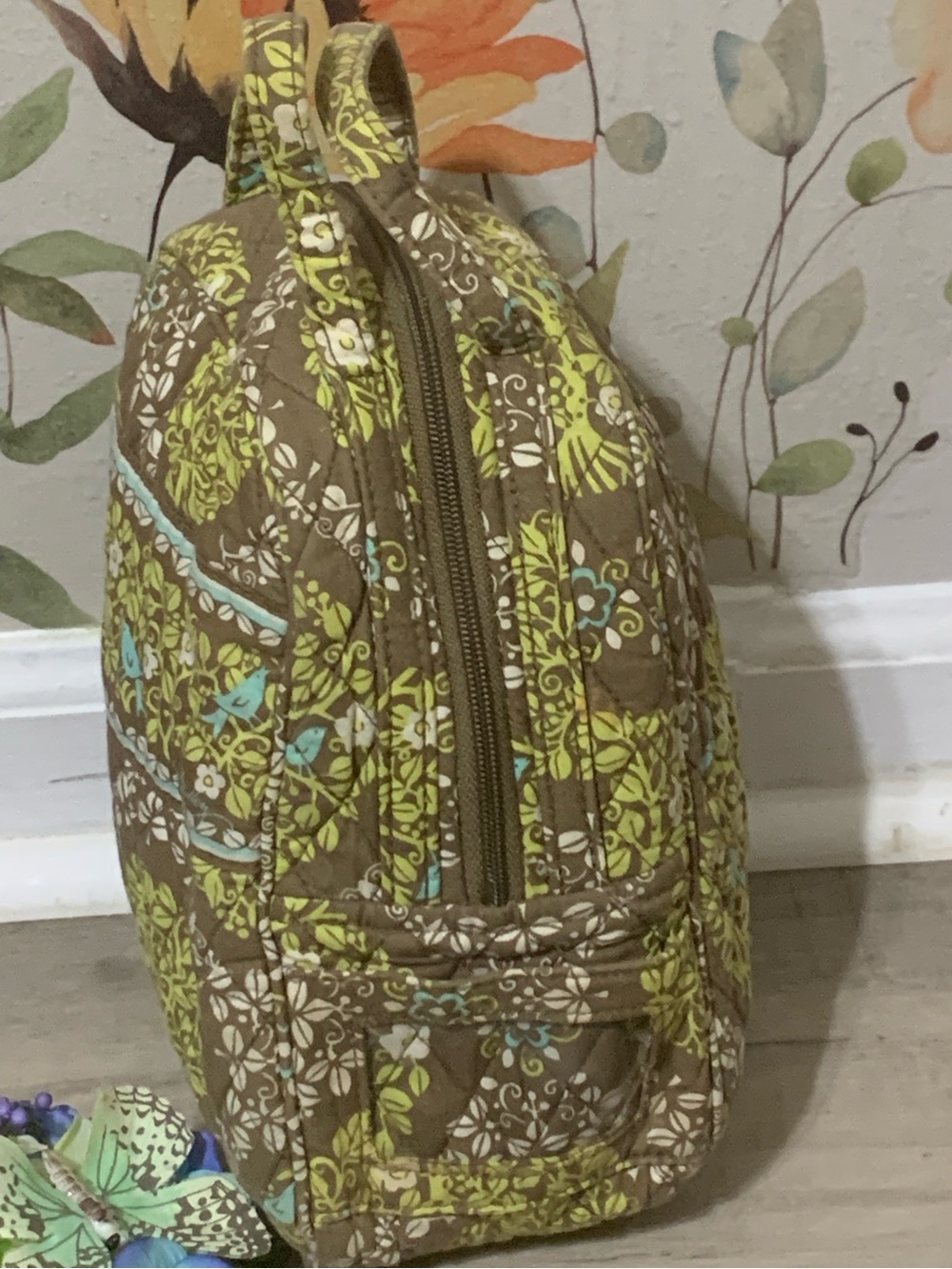 💎 Vera Bradley Sittin In A Tree Let’s Do Lunch Lunchbox Quilted Floral Print - Picture 4 of 14